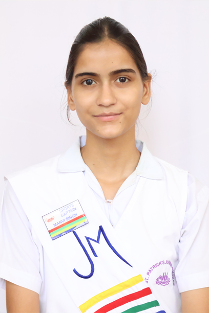 MANVI SINGH(SPORTS CAPTAIN)